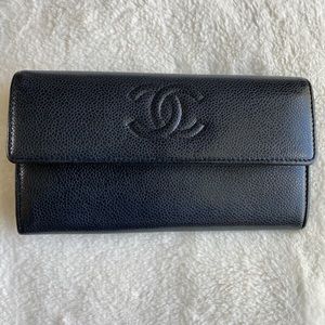 Chanel Caviar Long Wallet